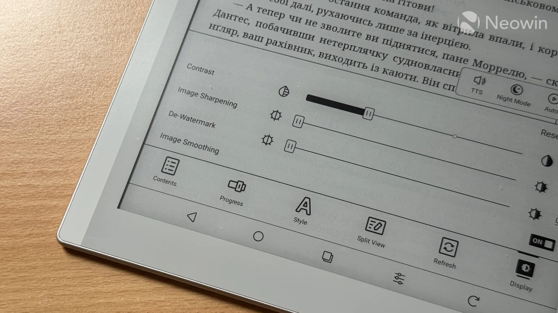 The BOOX Go Gen 2 Lumi tablet