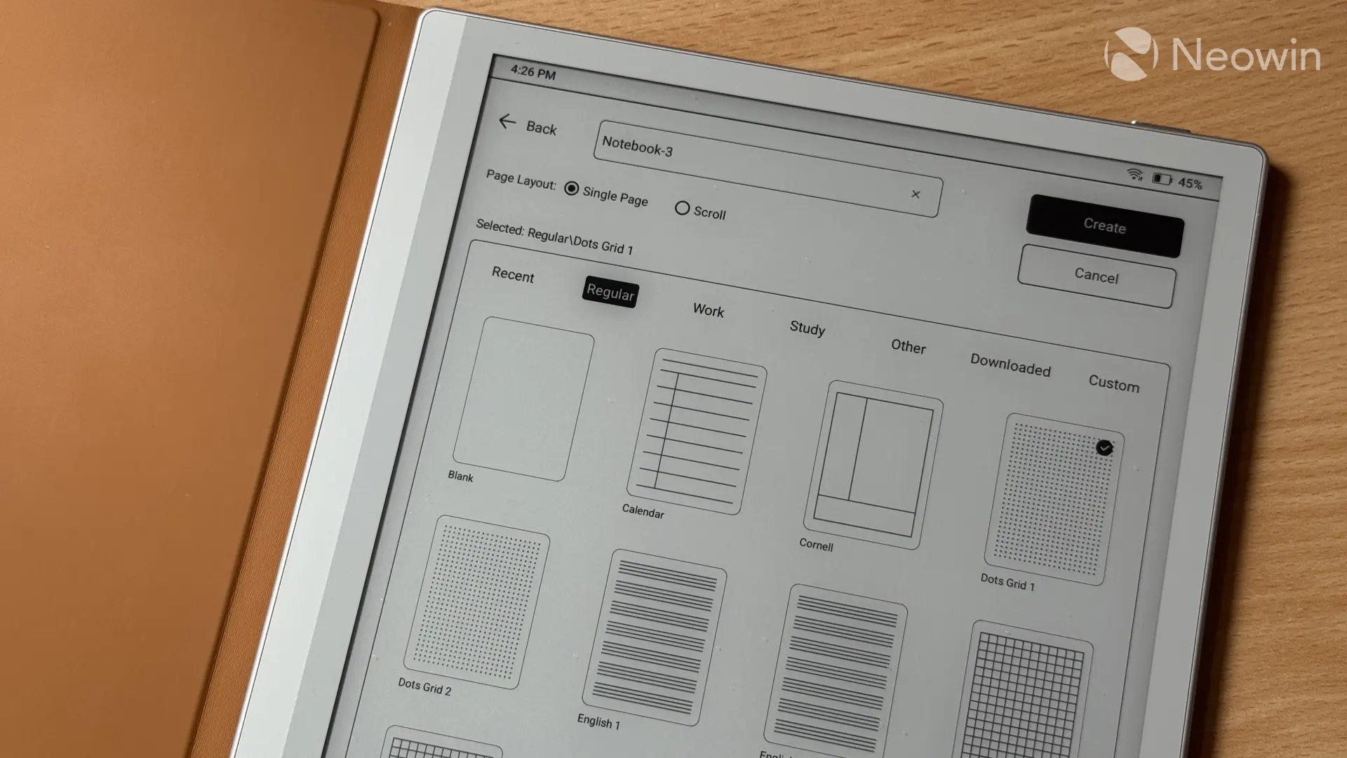 The BOOX Go Gen 2 Lumi tablet