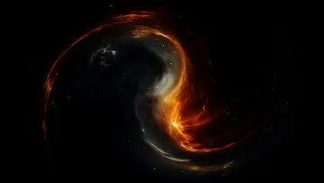 galactic spiral in the outer universal space