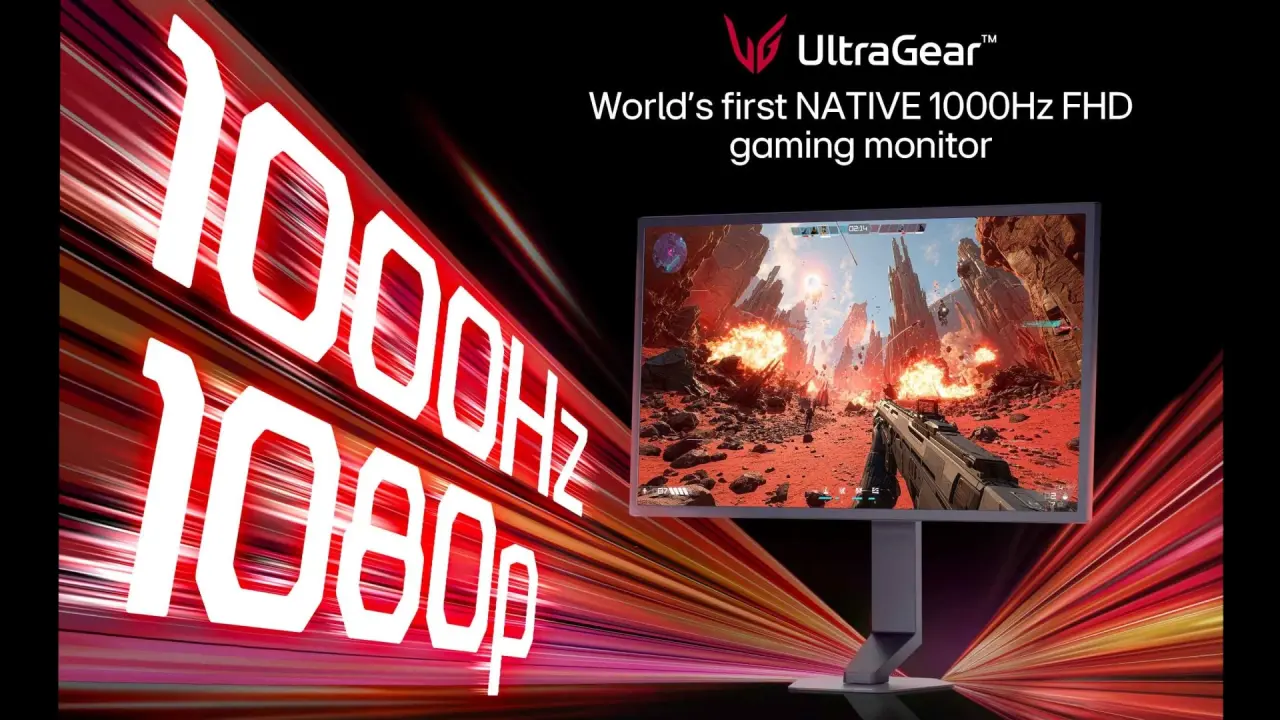 LG ने “जगातील पहिला” नेटिव्ह 1000Hz 1080p UltraGear गेमिंग मॉनिटर लाँच केला