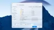 File Explorer concept showing multi-select and pinnable file transfer dialogs
