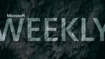 A Microsoft Weekly banner