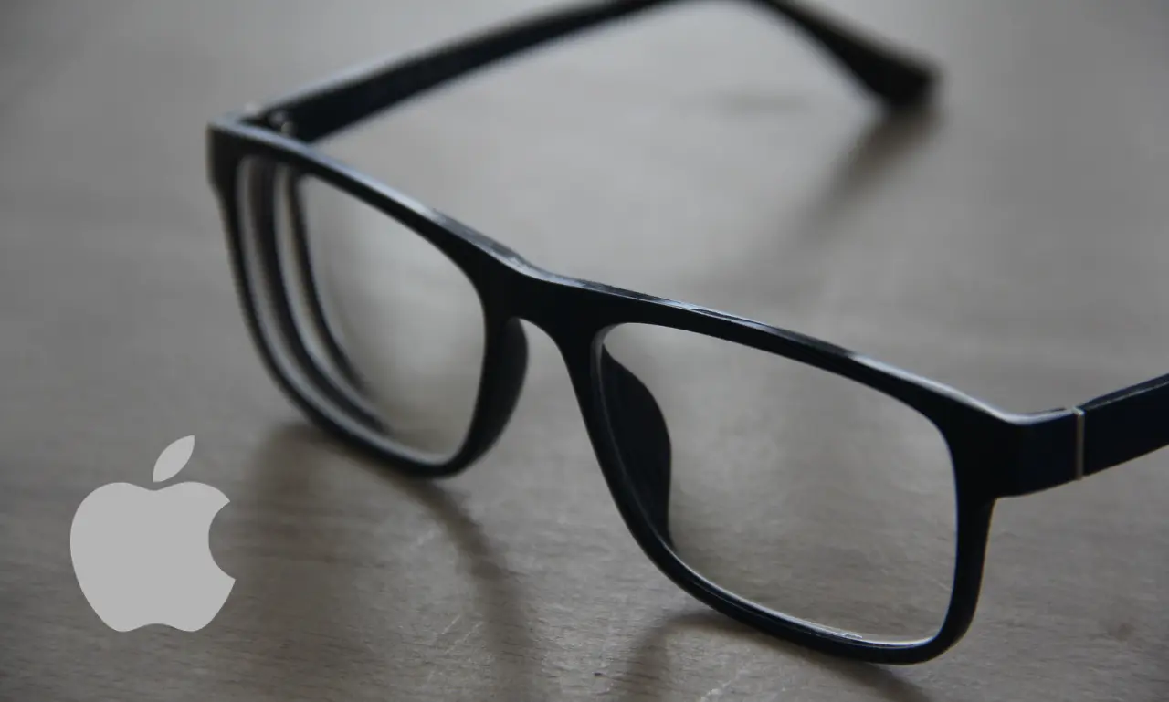 Smart Glasses and Apple logo