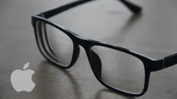 Smart Glasses and Apple logo