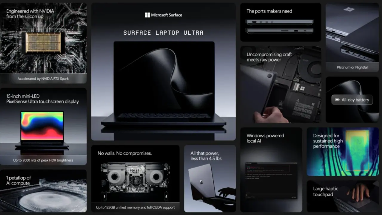 The Surface Laptop Ultra