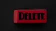 delete button in red