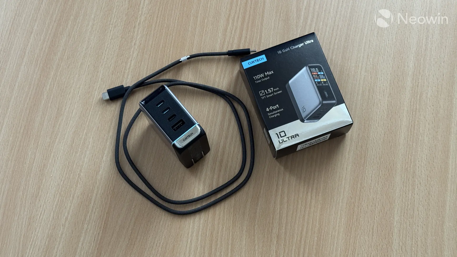 The Cuktech 10 Ultra charger