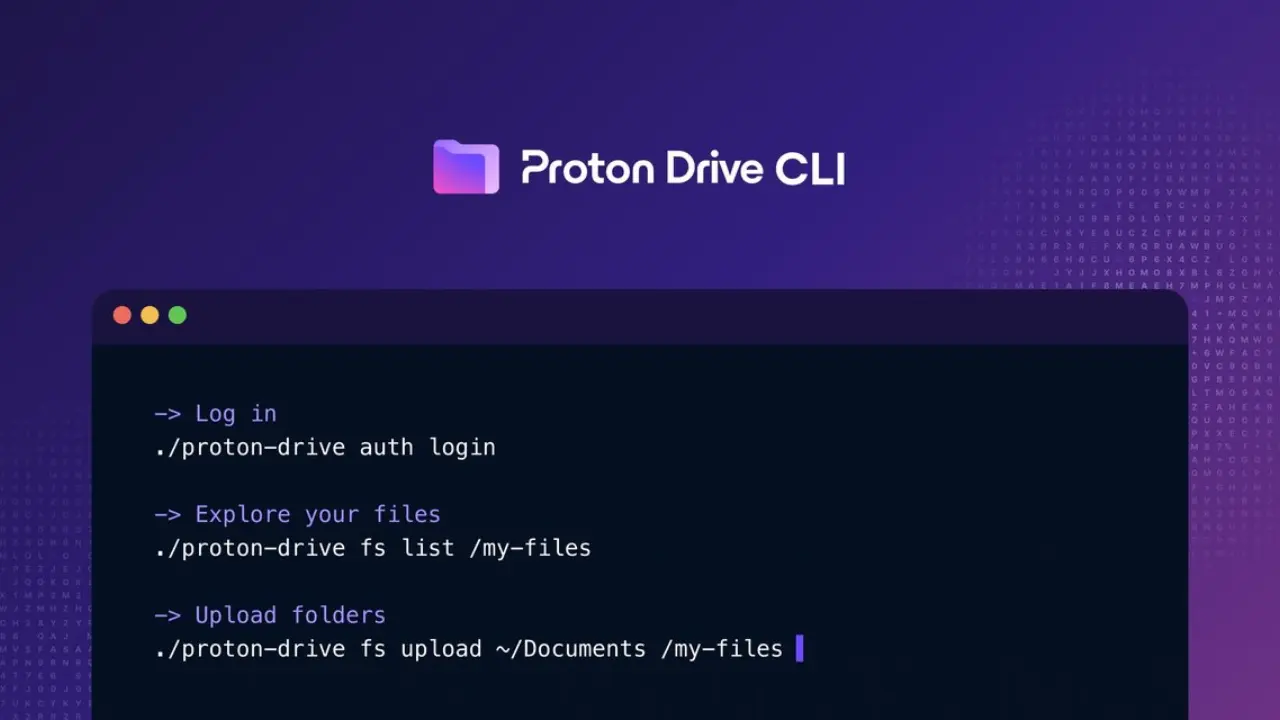 Proton Drive CLI