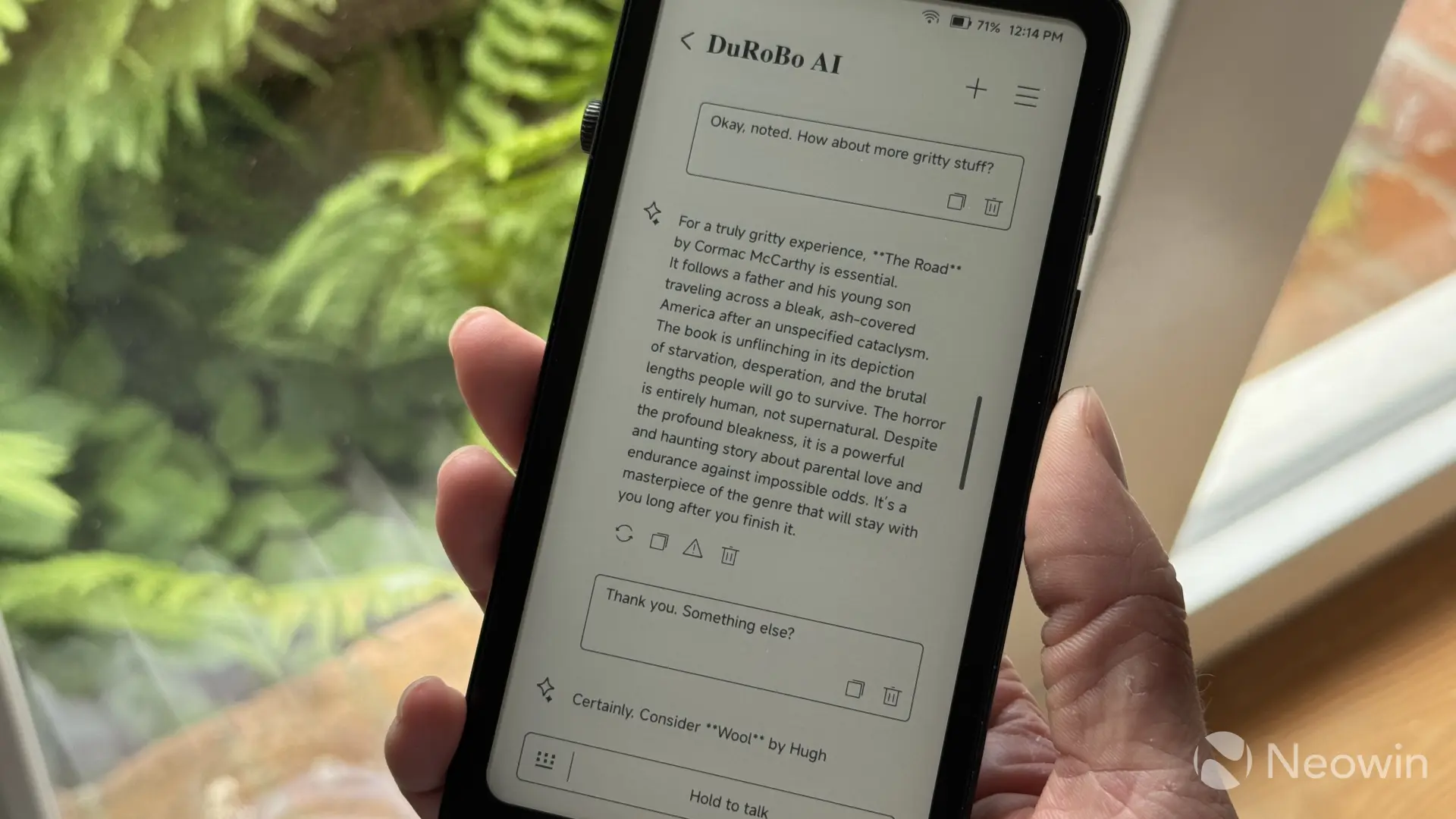 The DuRoBo Krono e-reader