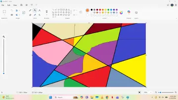 Microsoft Paint running in Windows 11
