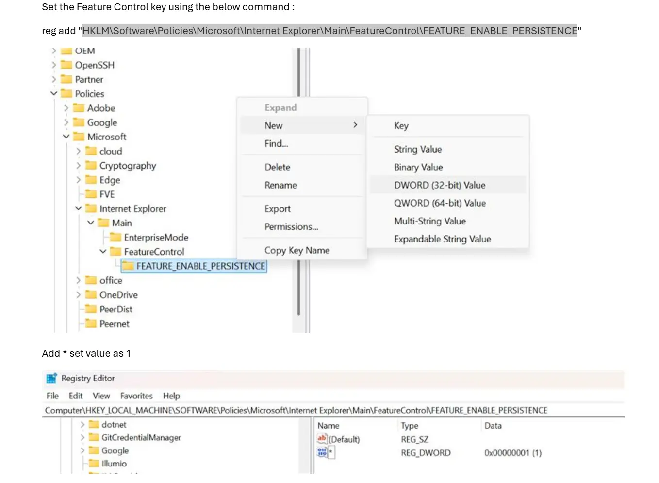 jscript broken registry workaround