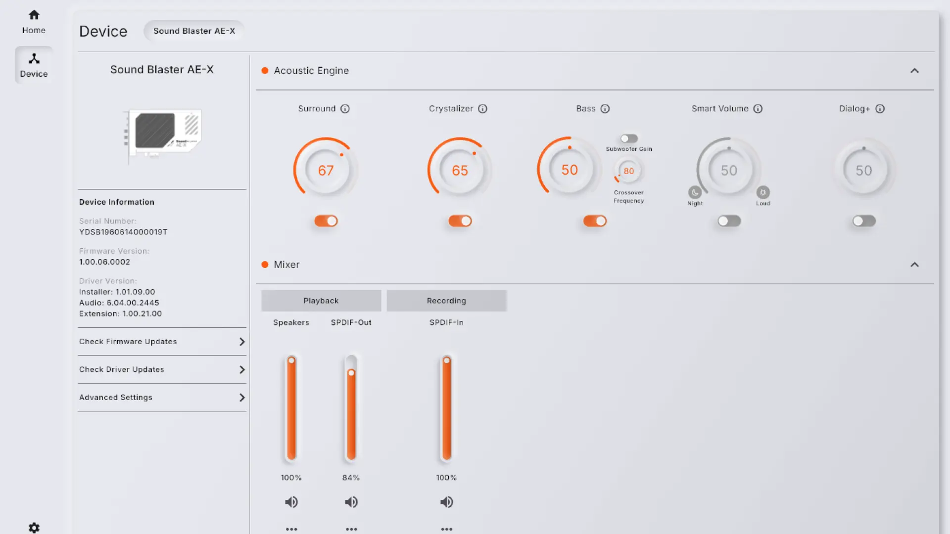 creative sound blaster ae-x