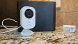 Photo of the Synology CC400W camera in front of the BeeStation