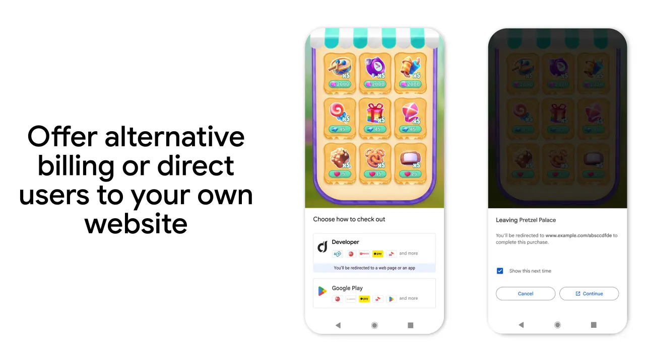 Google Billing updates