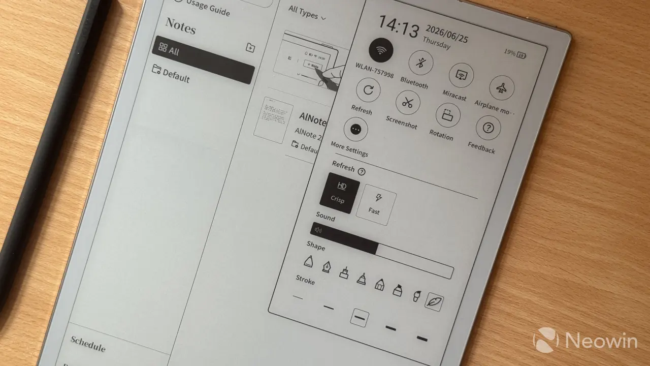 The iFlyTek AINOTE 2 tablet