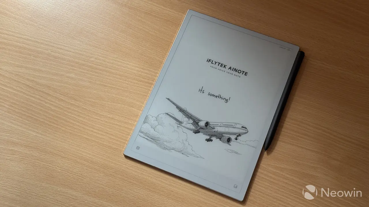 The iFlyTek AINOTE 2 tablet