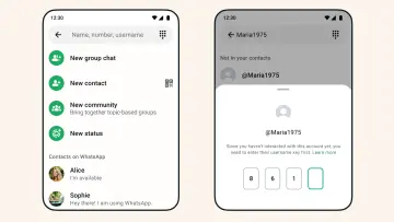 WhatsApp username