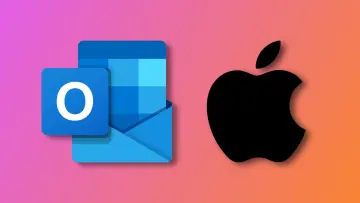 Outlook and iOS logos