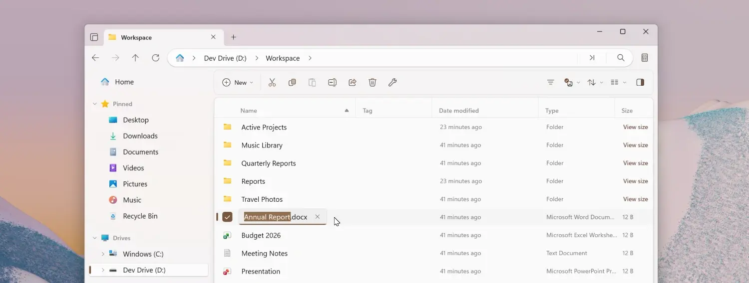 files 4 dot 2 features screenshots