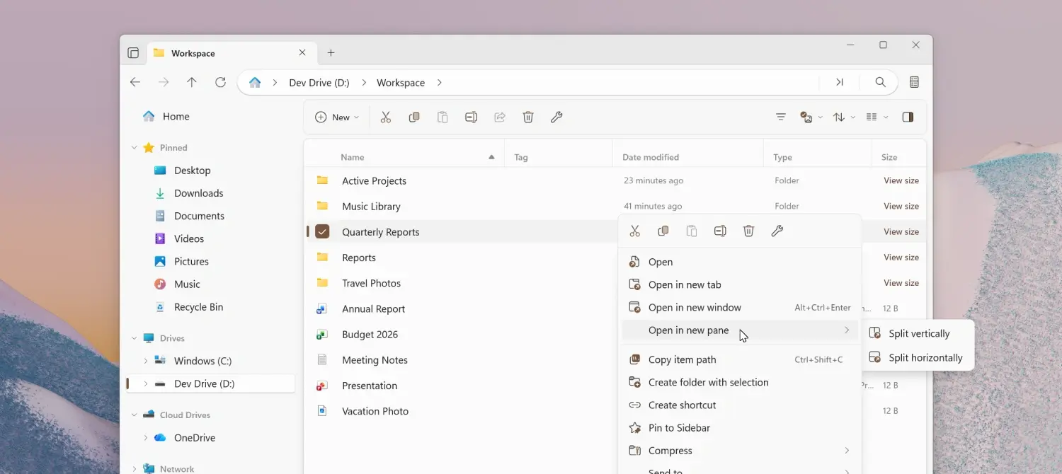 files 4 dot 2 features screenshots