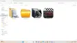 File Explorer with custom icons