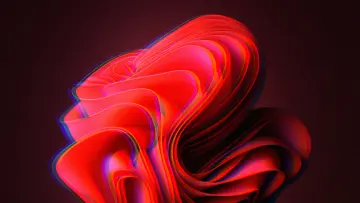 Red Windows 11 wallpaper