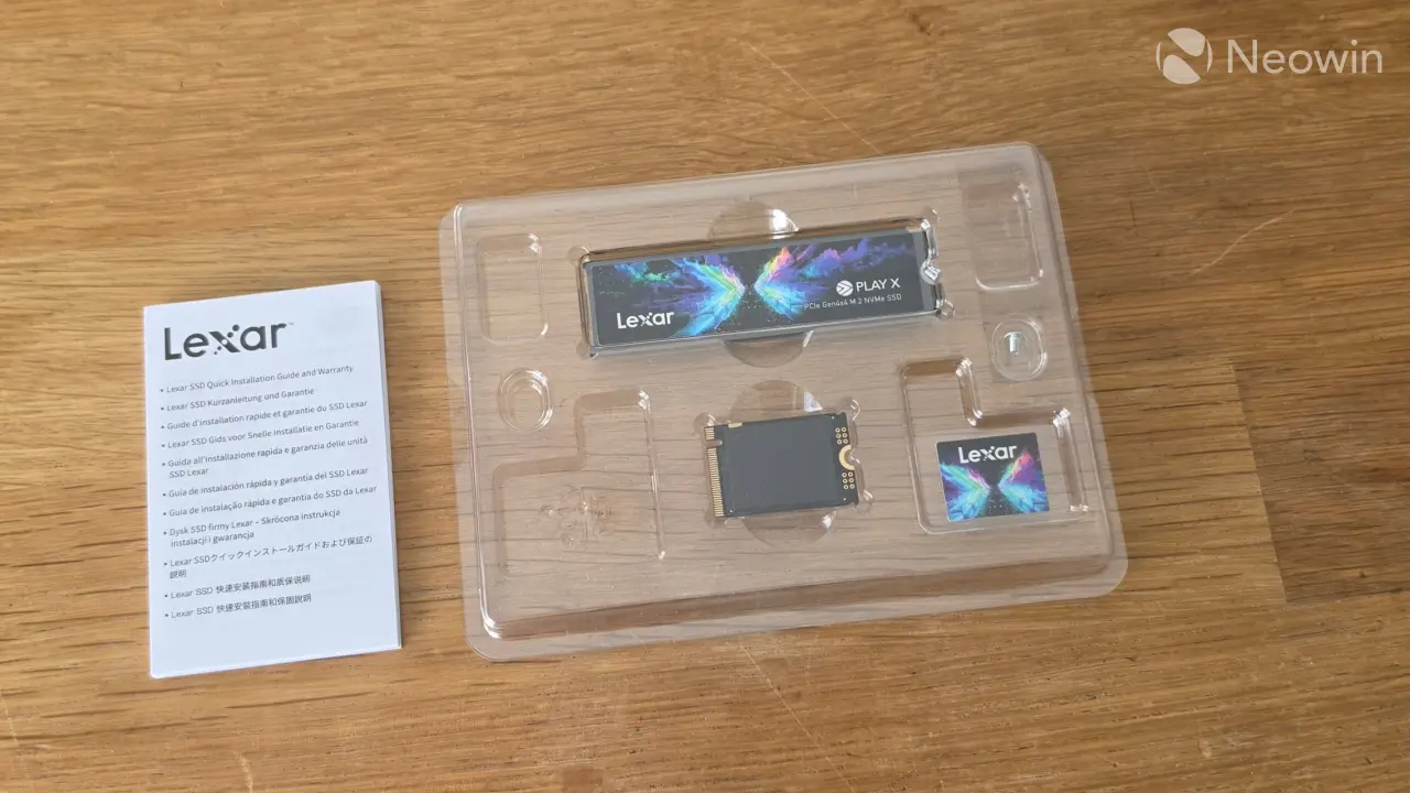 Lexar PLAY X 1TB 2230 review: blazing fast PCIe Gen4x4 gaming SSD