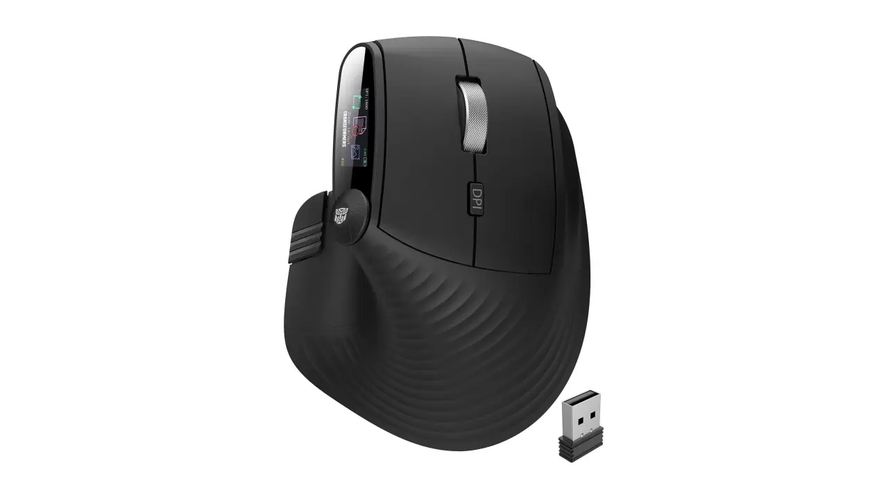 This Transformers Vertical Ergonomic Mouse is at its lowest price and great for power users