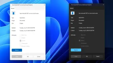 Windows 11 is quietly testing a modern, dark Properties dialog (finally)