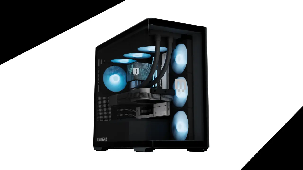 Maingear outs panaromic curved desktops with "Zero" cables ...