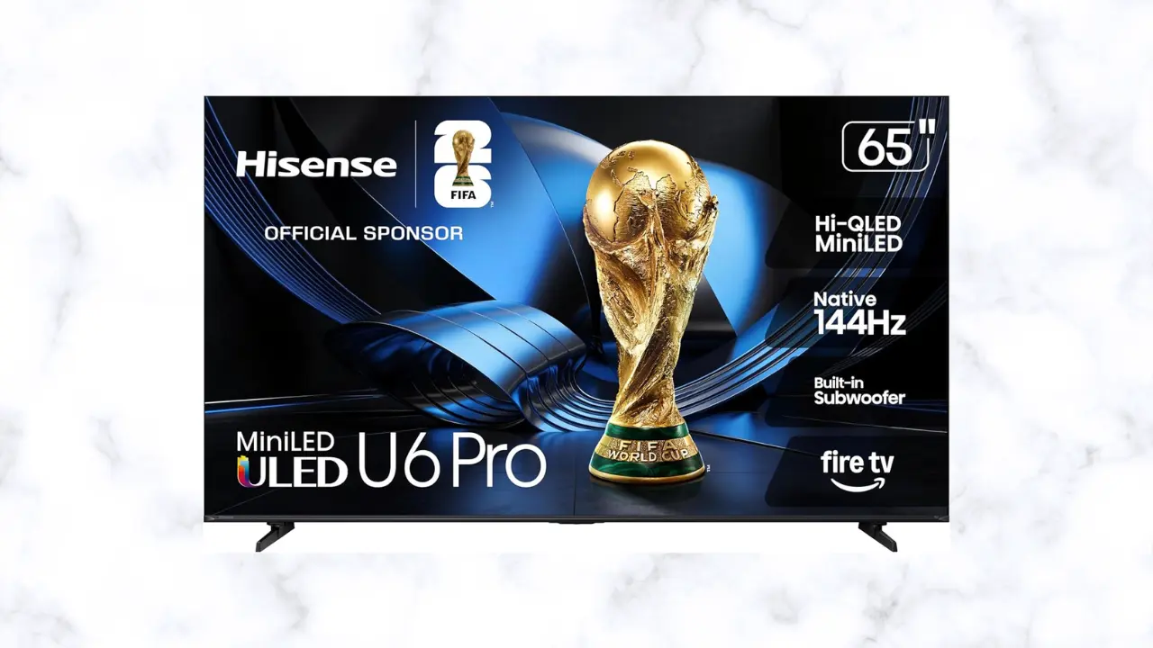 65-inch Hisense U6 Pro 4K UHD Smart Fire TV drops to its lowest price ever with 41% off