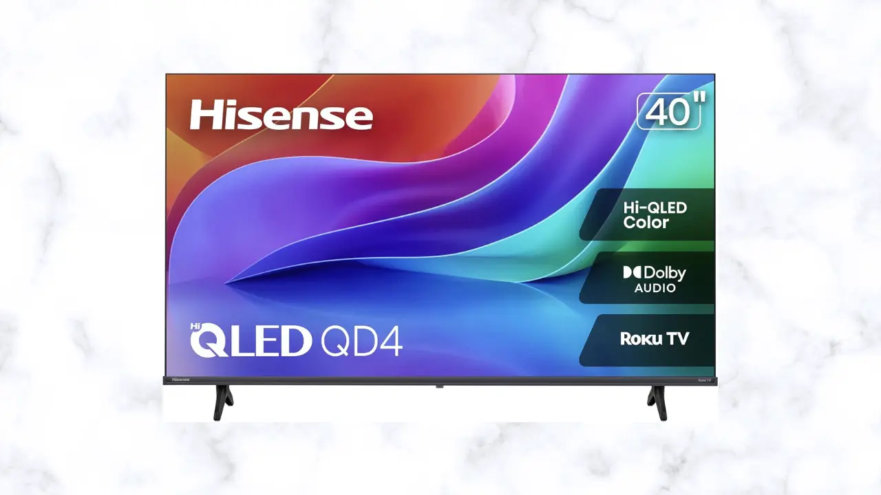 40-inch Hisense QD4SR Smart Roku TV is selling at its lowest price with a 41% discount
