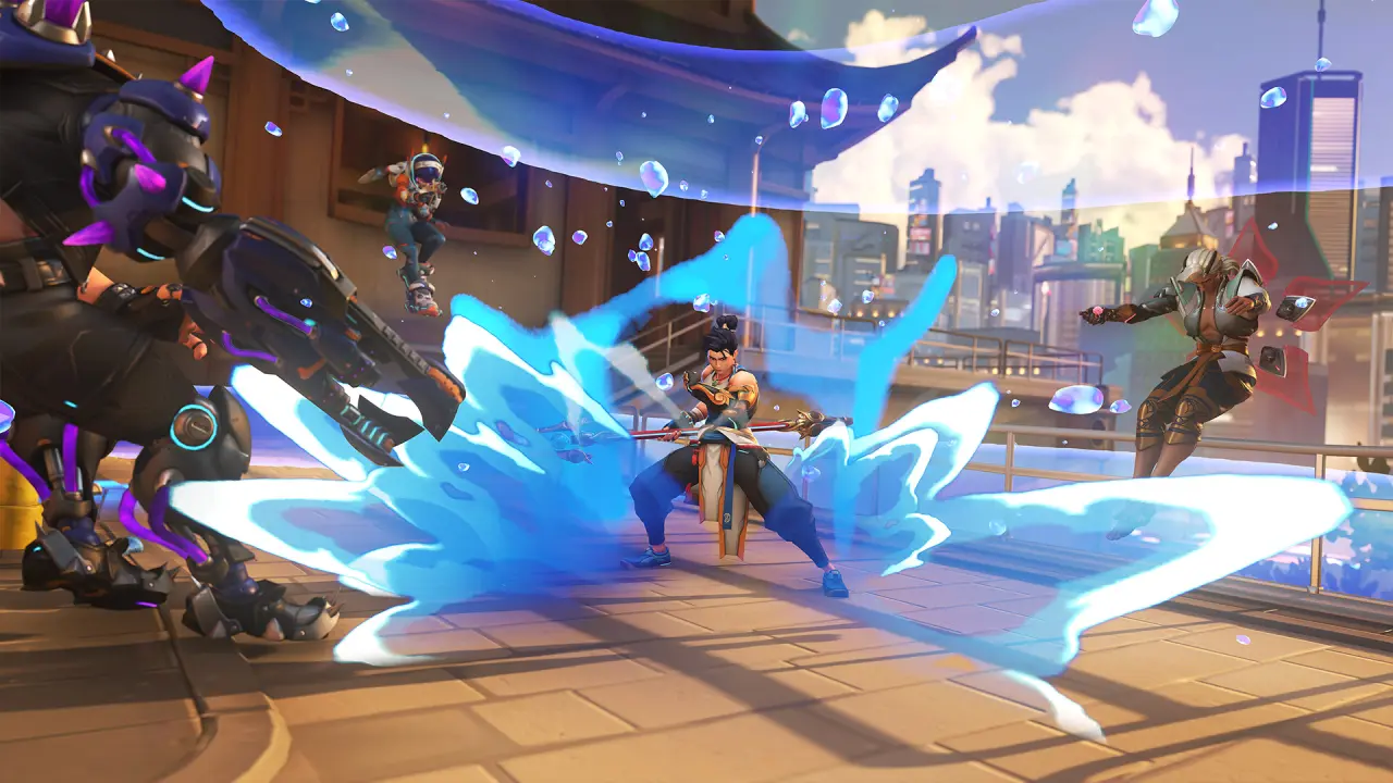 Overwatch screenshot showing an ability