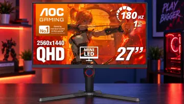 AOC's 180Hz Mini-LED monitor is down to its lowest price in latest Amazon deal