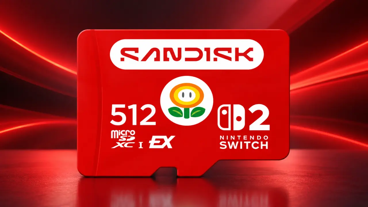 512GB Sandisk microSD Express Card licensed for Nintendo Switch 2 drops to $159.99 (20% off)