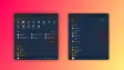 A side by side picture showing Windows 11 Start Menu with all options enabled and with all options d