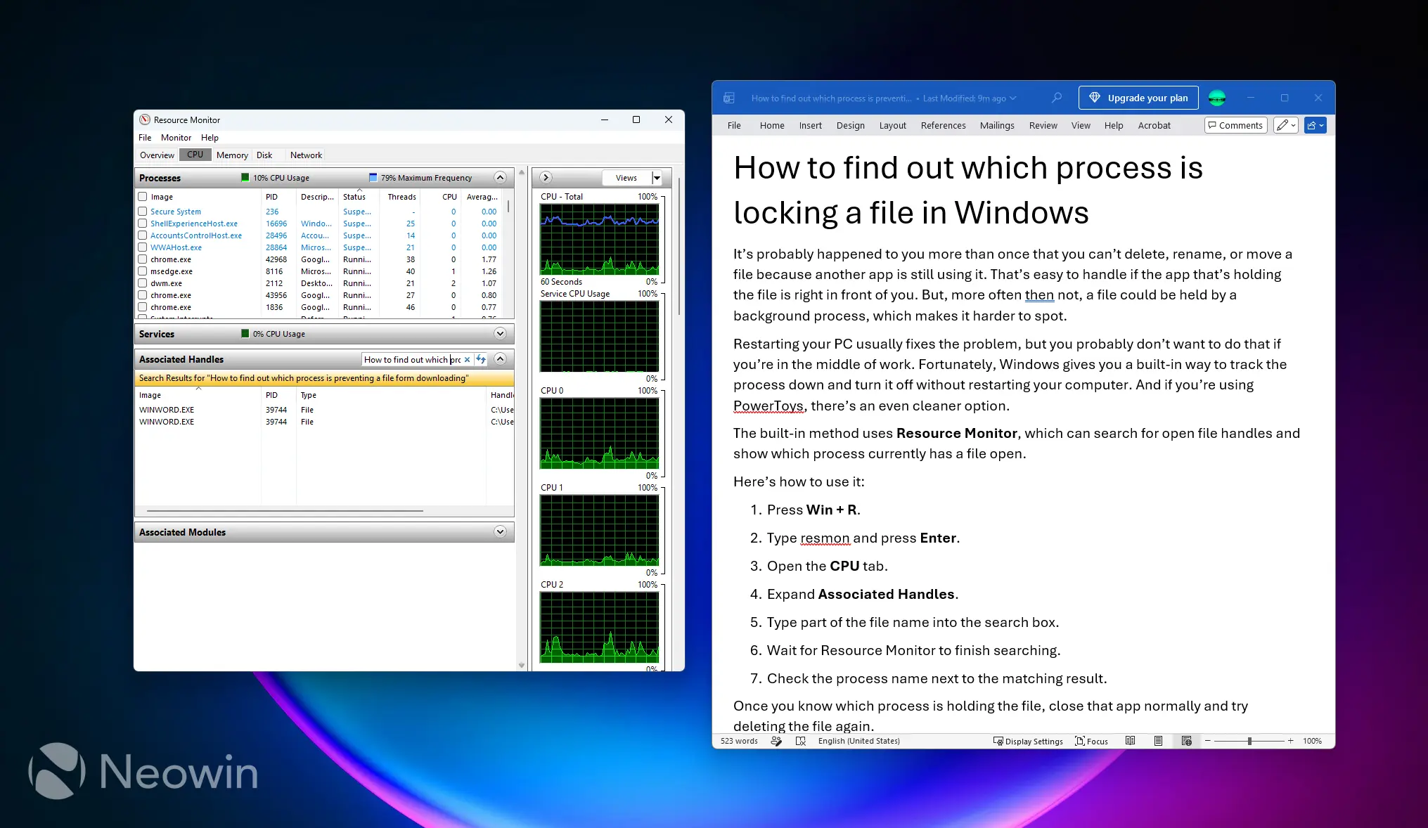 Box Software File Explorer How to find which app or process is locking a file in Windows ...