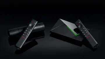 NVIDIA Shield TV and Tube side by side