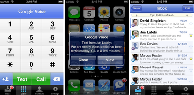 Google Voice iPhone