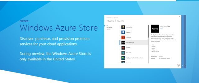 Windows Azure Store preview launched - Neowin