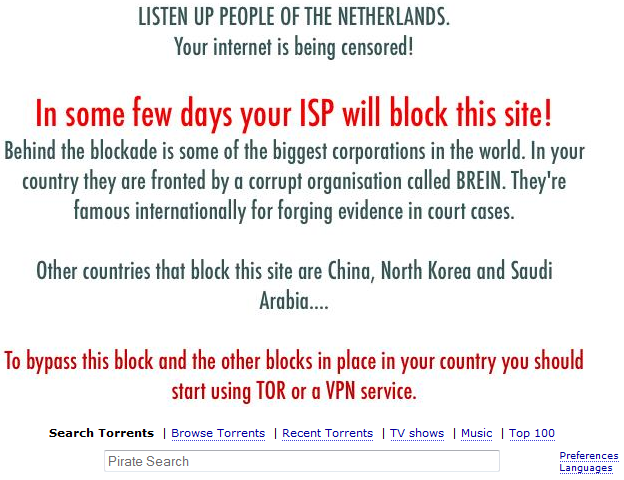 Pirate Bay Claims North Korea Server